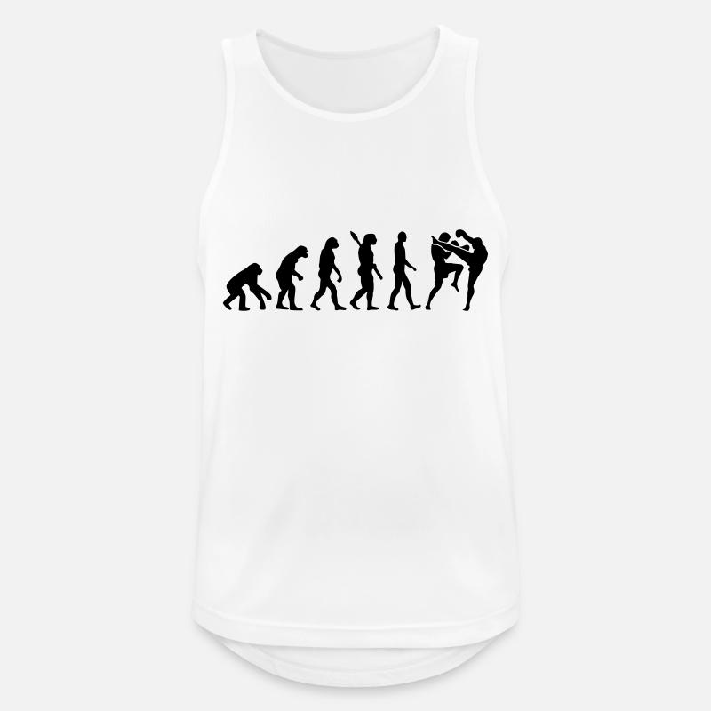 Evolution Muay Thai - Débardeur respirant Homme - blanc