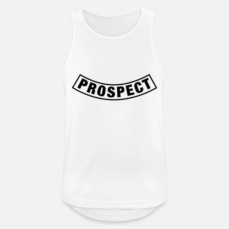 Prospect Batch - Canotta da uomo traspirante - bianco