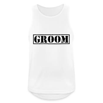 Groom - Débardeur respirant Homme - blanc - Devant - Nick (188cm)