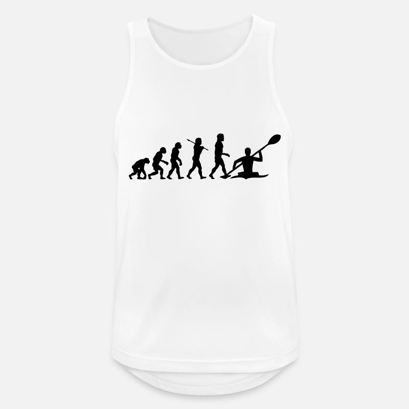 Kayaking - Kayak Evolution - Men's Breathable Tank Top - white