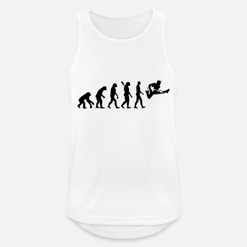 Evolution Guitar - Men's Breathable Tank Top - white