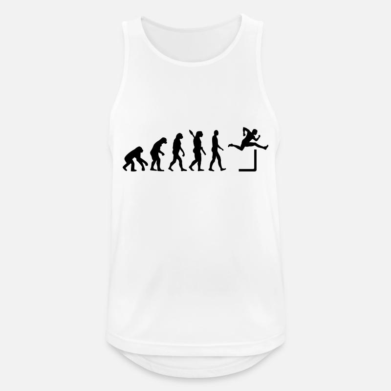 Evolution Hurdles - Men's Breathable Tank Top - white