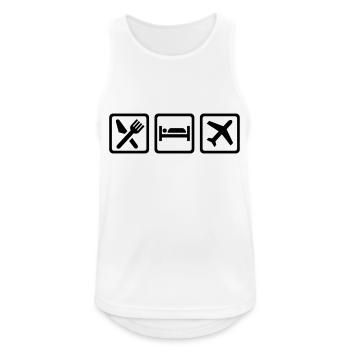 Airplane - Men's Breathable Tank Top - white - Front - Nick (188cm)