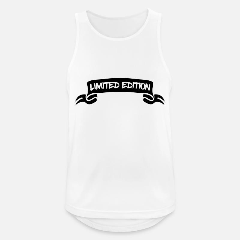 Limited Edition - Men's Breathable Tank Top - white