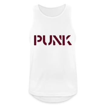 Punk - Men's Breathable Tank Top - white - Front - Nick (188cm)