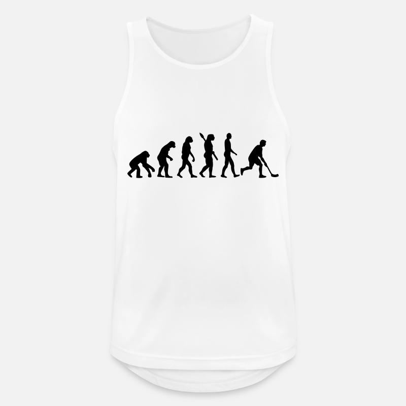 Floorball Evolution - Men's Breathable Tank Top - white
