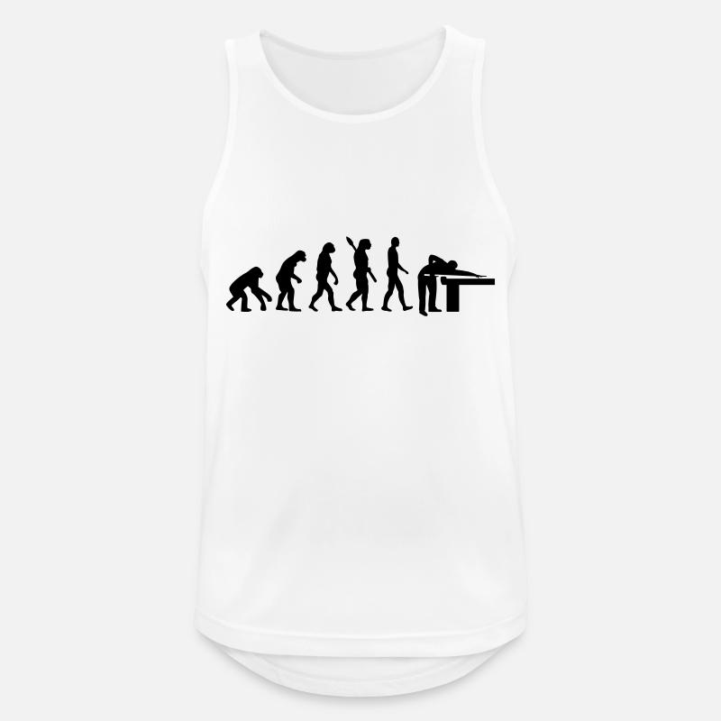 Evolution Billards - Men's Breathable Tank Top - white