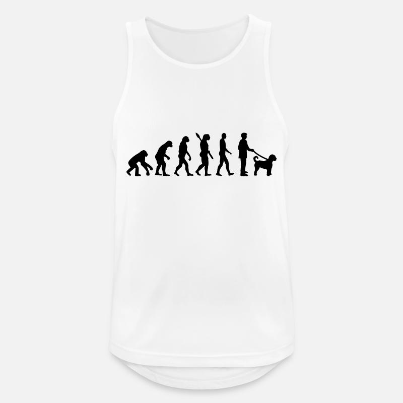 Goldendoodle - Männer Tank Top atmungsaktiv - Weiß