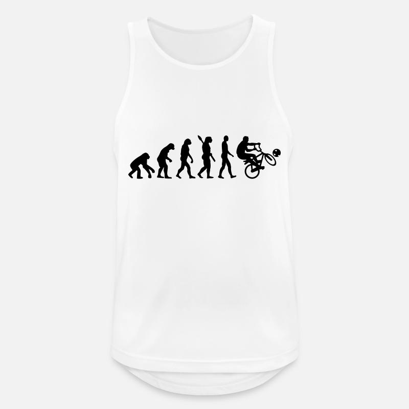 Evolution Cycle ball - Men's Breathable Tank Top - white