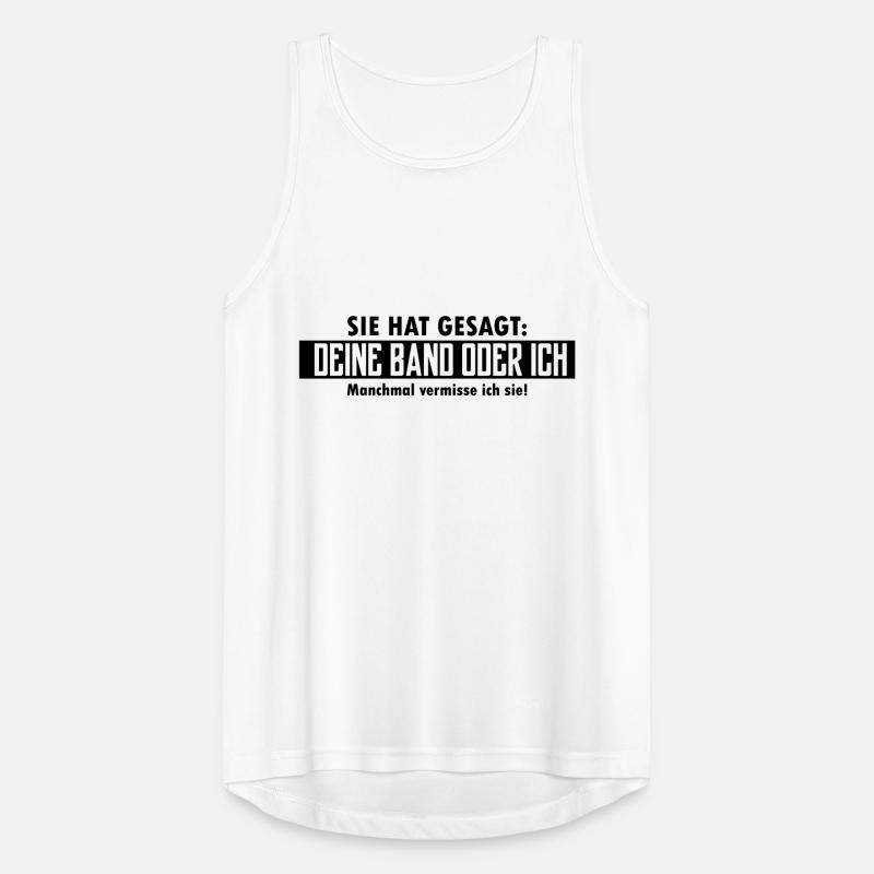 deine band oder ich Männer Tank Top atmungsaktiv