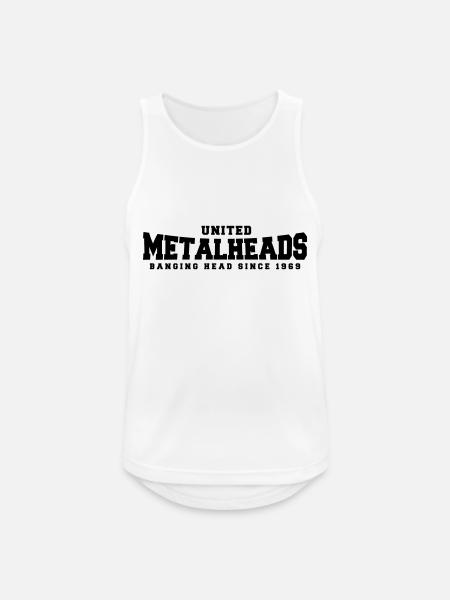 metalheads - Men's Breathable Tank Top - white