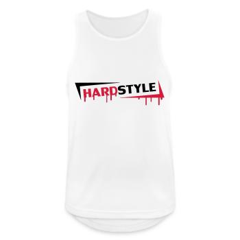 Hardstyle Graffiti - Débardeur respirant Homme - blanc - Devant - Nick (188cm)