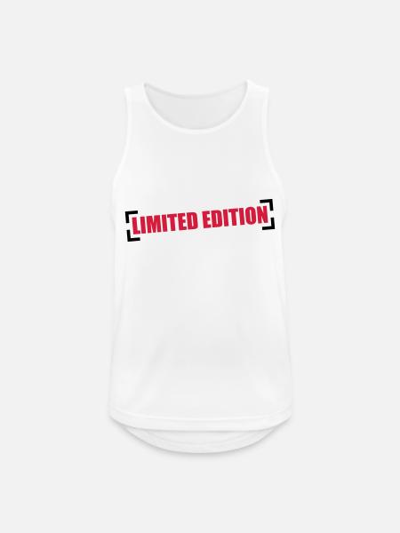 Limited Edition - Men's Breathable Tank Top - white