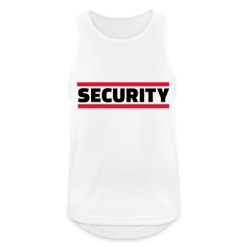 Security - Men's Breathable Tank Top - white - Front - Nick (188cm)
