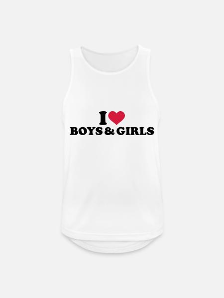 Bisexuell - Männer Tank Top atmungsaktiv - Weiß
