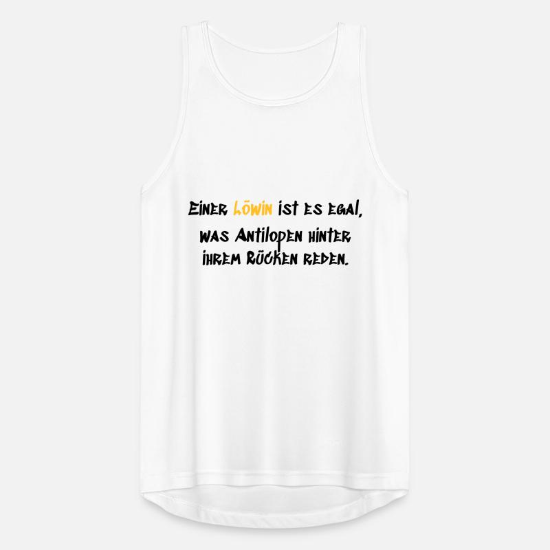 Einer Löwin Männer Tank Top atmungsaktiv