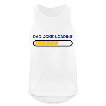 papa blague boutique drôle meilleur père design - Débardeur respirant Homme - blanc - Devant - Nick (188cm)