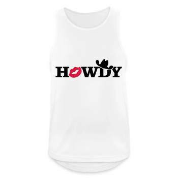 howdy (a, 2c) - Men's Breathable Tank Top - white - Front - Nick (188cm)