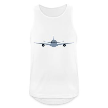 Avion - Débardeur respirant Homme - blanc - Devant - Nick (188cm)