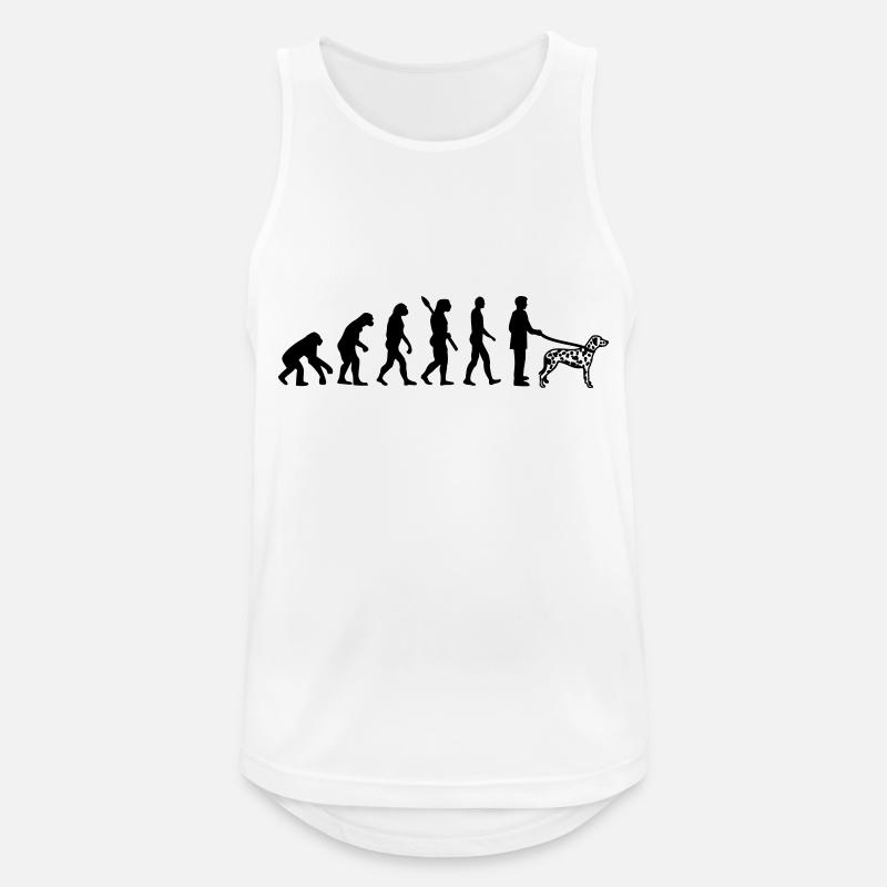 Dalmatian - Men's Breathable Tank Top - white