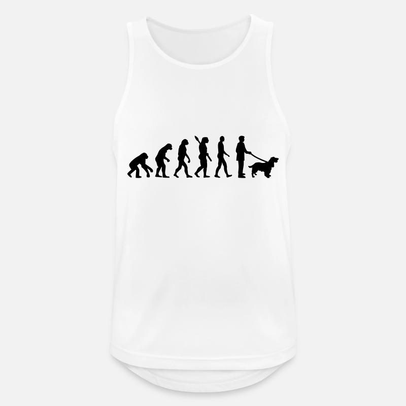 Cocker Spaniel - Men's Breathable Tank Top - white
