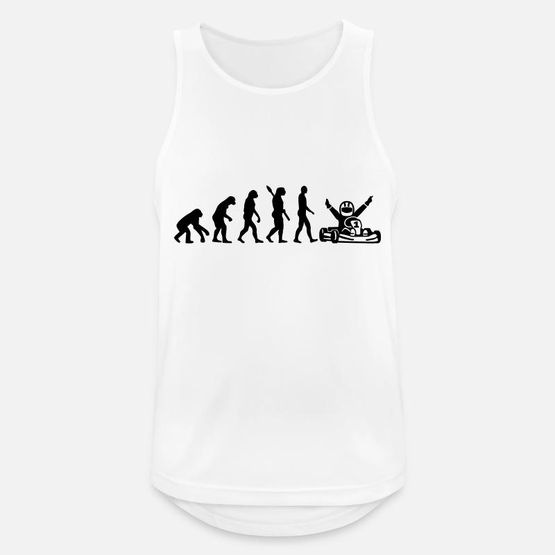 Evolution Kart - Men's Breathable Tank Top - white