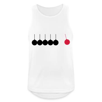 Physics, Pendulum - Men's Breathable Tank Top - white - Front - Nick (188cm)