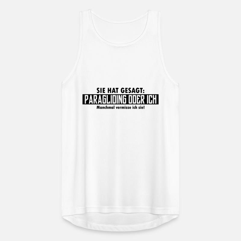 paragliding oder ich Männer Tank Top atmungsaktiv