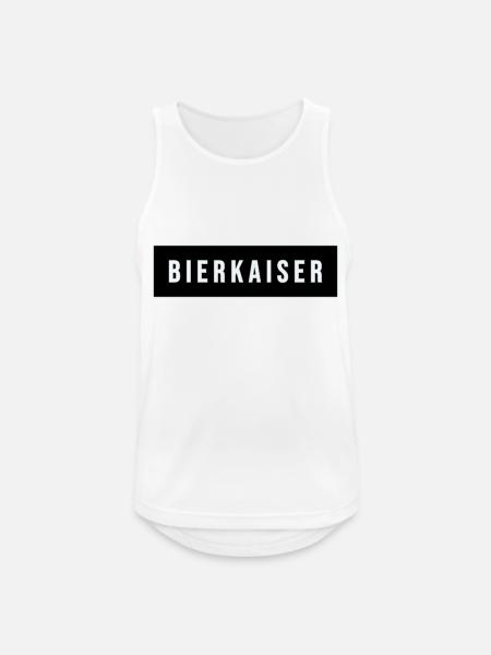 Bierkaiser2 - Männer Tank Top atmungsaktiv - Weiß