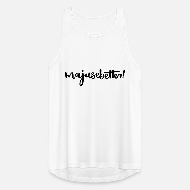 Majusebetter Trier Spruch Moselfränkisch oh maju Männer Tank Top atmungsaktiv