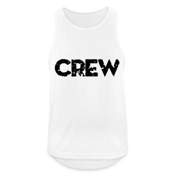 Crew - Débardeur respirant Homme - blanc - Devant - Nick (188cm)
