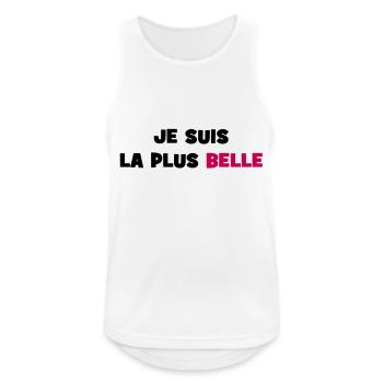 I am the most beautiful - Men's Breathable Tank Top - white - Front - Nick (188cm)