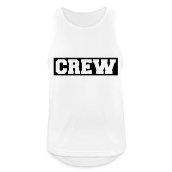 Crew - Débardeur respirant Homme - blanc - Devant - Nick (188cm)