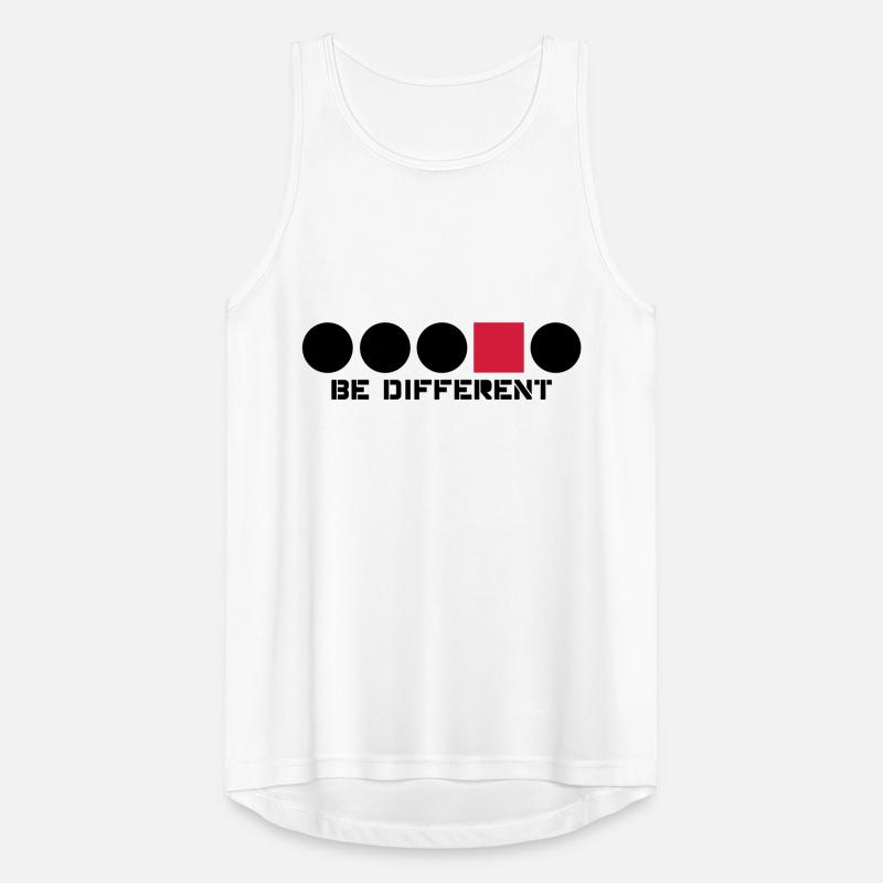Rectangle circular shape Anders edges Angular Be D Men's Breathable Tank Top