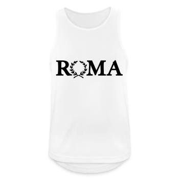 Roma - Männer Tank Top atmungsaktiv - Weiß - Vorne - Nick (188cm)