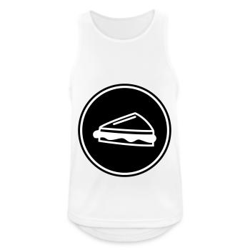 Sandwich - Débardeur respirant Homme - blanc - Devant - Nick (188cm)