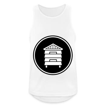 Honig Imker - Männer Tank Top atmungsaktiv - Weiß - Vorne - Nick (188cm)