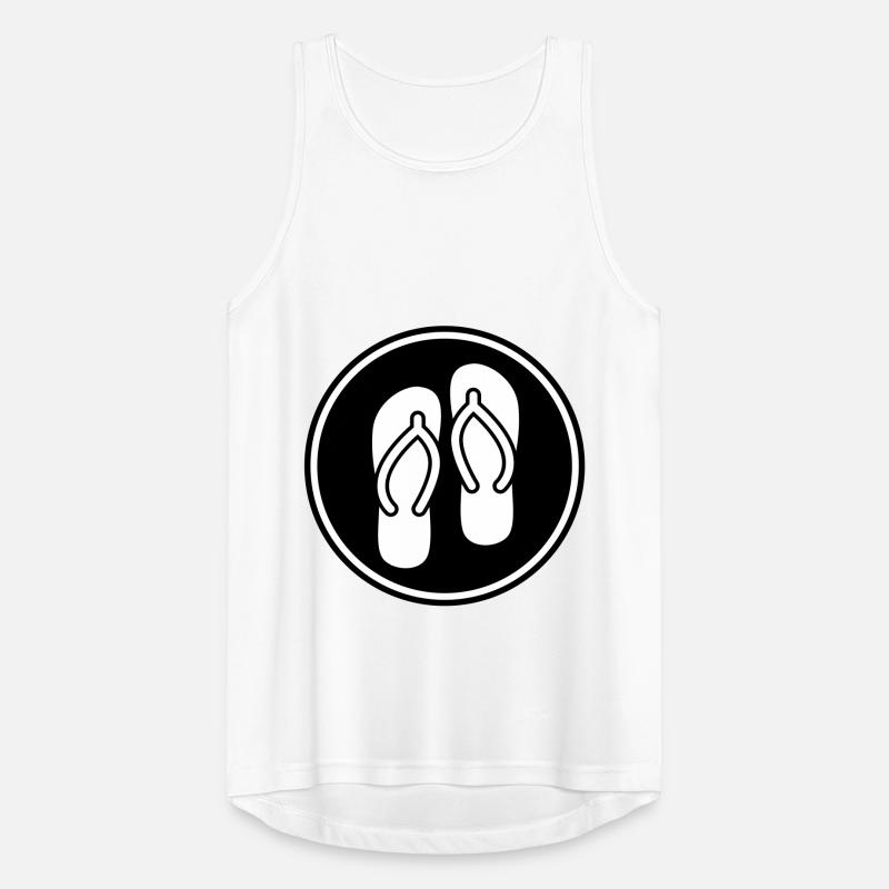Flip-flops icon Men's Breathable Tank Top