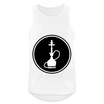 Bong Smoking - Men's Breathable Tank Top - white - Front - Nick (188cm)