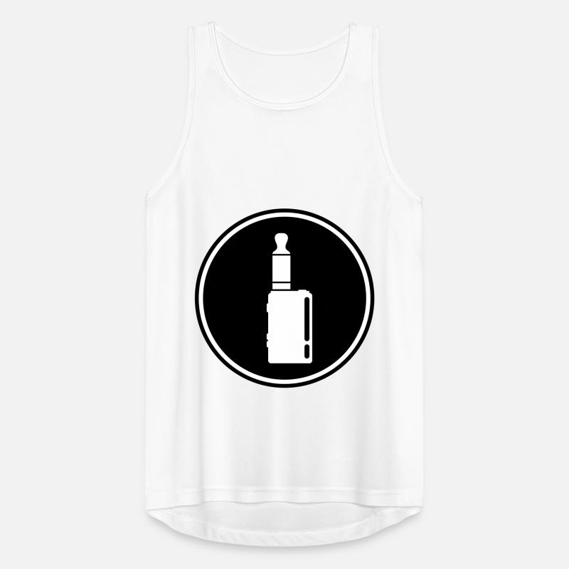 E-Zigarette Silhouette Männer Tank Top atmungsaktiv
