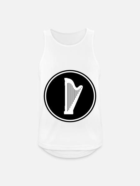 Harp symbol - Men's Breathable Tank Top - white