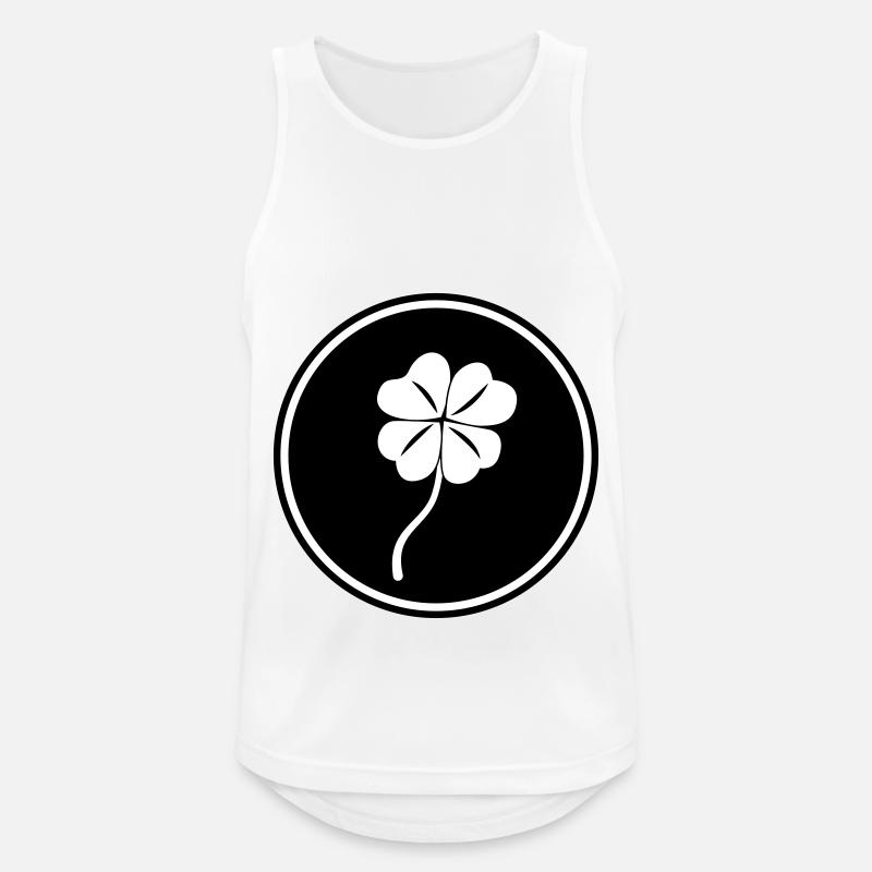 Lucky clover - Men's Breathable Tank Top - white