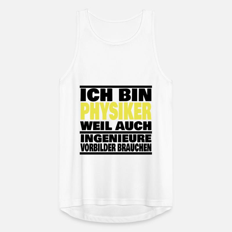 lustiger Spruch Physiker Abschluss Geschenk Idee Männer Tank Top atmungsaktiv