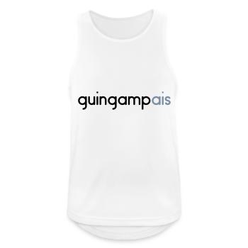 Guingampais - Personnalisable - Débardeur respirant Homme - blanc - Devant - Nick (188cm)