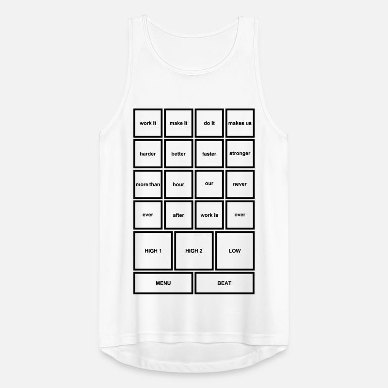 Work It – Motivation, Power & Progress Men's Breathable Tank Top