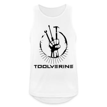 toolverine - Men's Breathable Tank Top - white - Front - Nick (188cm)