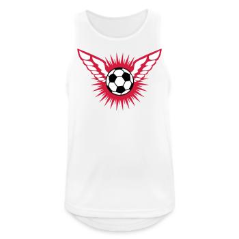 FOOTBALL inspires - Men's Breathable Tank Top - white - Front - Nick (188cm)