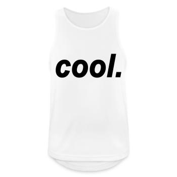 cool - Débardeur respirant Homme - blanc - Devant - Nick (188cm)