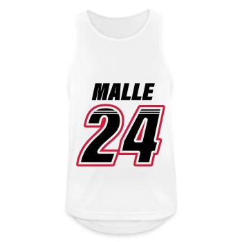 Malle 24 Mallorca - Débardeur respirant Homme - blanc - Devant - Nick (188cm)