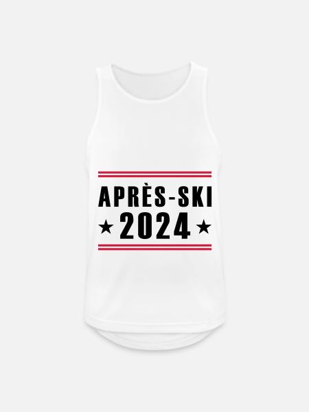 Après Ski 2024 - Men's Breathable Tank Top - white